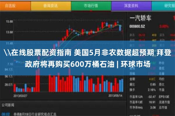 \在线股票配资指南 美国5月非农数据超预期 拜登政府将再购买600万桶石油 | 环球市场