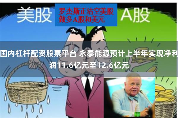 国内杠杆配资股票平台 永泰能源预计上半年实现净利润11.6亿元至12.6亿元